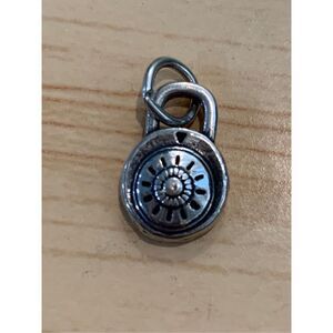 .925 Lock Sterling Silver Jewelry Charm